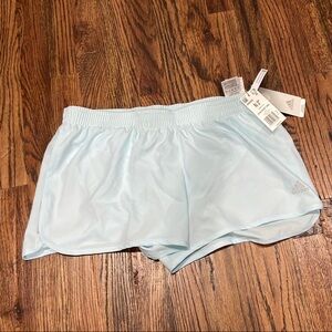 Adidas Light Blue Athletic Shorts